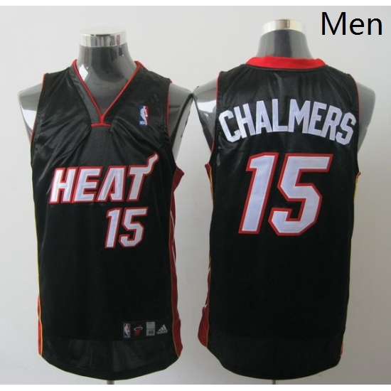 Heat 15 Mario Chalmers Black Stitched NBA Jersey Heat 15 Mario Chalmers Black Stitched NBA Jersey