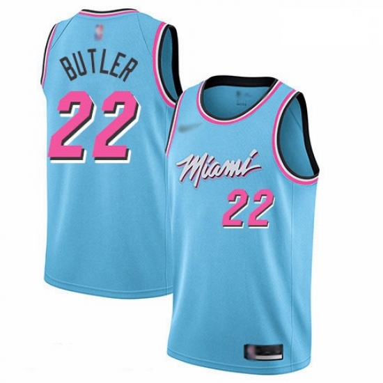 Heat 22 Jimmy Butler Blue Basketball Swingman City Edition 2019 20 Jersey Heat 22 Jimmy Butler Blue Basketball Swingman City Edition 2019 20 Jersey