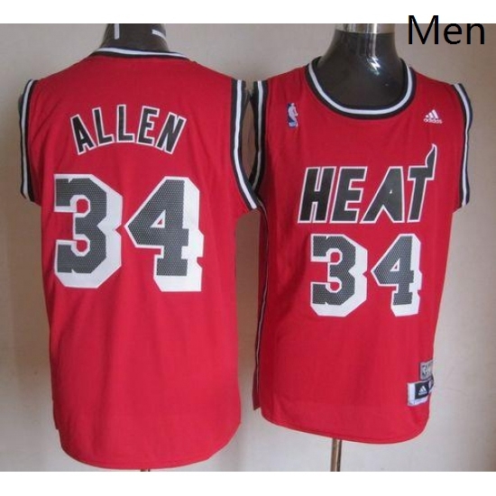 Heat 34 Ray Allen Red Hardwood Classics Nights Stitched NBA Jersey Heat 34 Ray Allen Red Hardwood Classics Nights Stitched NBA Jersey