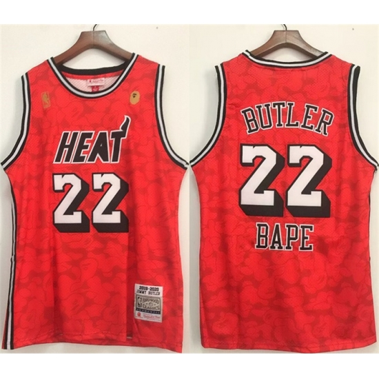 Men Miami Heat 22 Jimmy Butler Red Stitched Jersey Men Miami Heat 22 Jimmy Butler Red Stitched Jersey