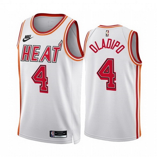 Men Miami Heat 4 Andre Drummond White Classic Edition Stitched Basketball Jersey Men Miami Heat 4 Andre Drummond White Classic Edition Stitched Basketball Jersey