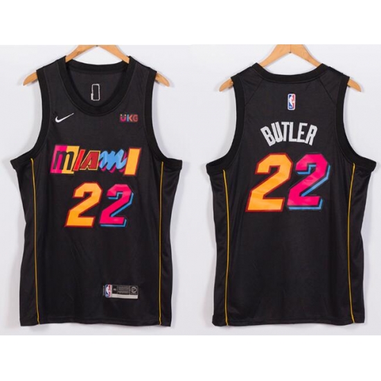Men Nike Miami Heat 22 Jimmy Butler NBA Swingman 2021 New City Edition Jersey Men Nike Miami Heat 22 Jimmy Butler NBA Swingman 2021 New City Edition Jersey