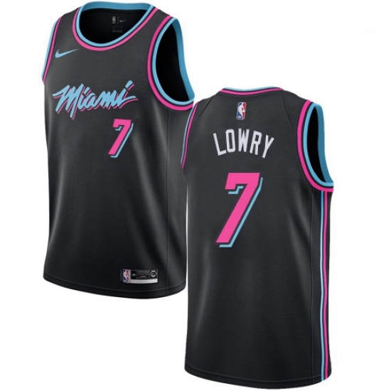 Men Nike Miami Heat 7 Kyle Lowry Black NBA Swingman City Edition 2018 19 Jersey Men Nike Miami Heat 7 Kyle Lowry Black NBA Swingman City Edition 2018 19 Jersey