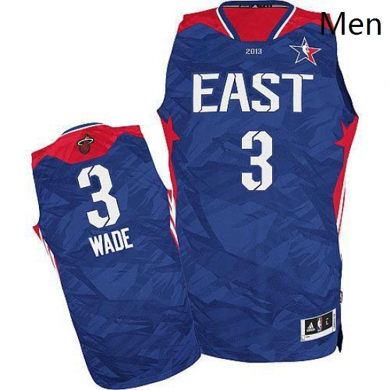 Mens Adidas Miami Heat 3 Dwyane Wade Authentic Blue 2013 All Star NBA Jersey Mens Adidas Miami Heat 3 Dwyane Wade Authentic Blue 2013 All Star NBA Jersey