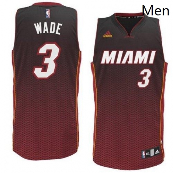 Mens Adidas Miami Heat 3 Dwyane Wade Swingman Black Resonate Fashion NBA Jersey Mens Adidas Miami Heat 3 Dwyane Wade Swingman Black Resonate Fashion NBA Jersey