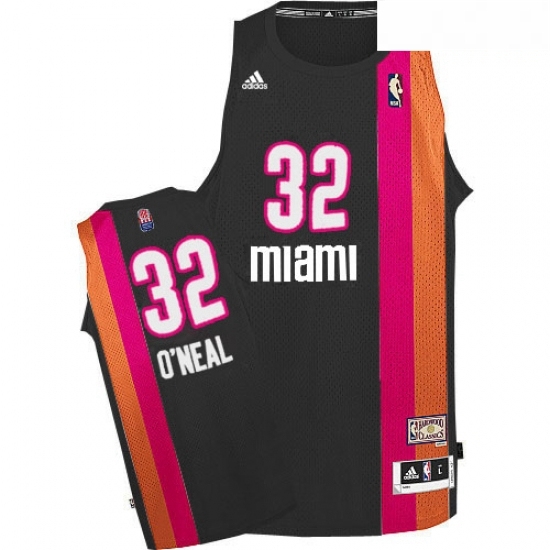 Mens Adidas Miami Heat 32 Shaquille ONeal Swingman Black ABA Hardwood Classic NBA Jersey Mens Adidas Miami Heat 32 Shaquille ONeal Swingman Black ABA Hardwood Classic NBA Jersey