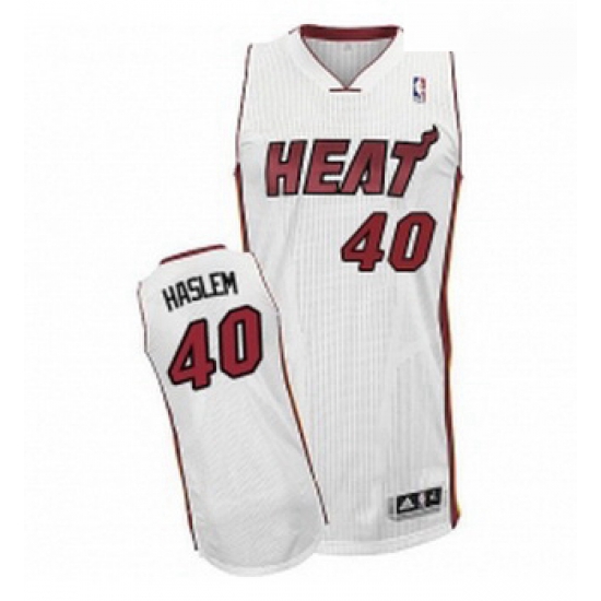 Mens Adidas Miami Heat 40 Udonis Haslem Authentic White Home NBA Jersey Mens Adidas Miami Heat 40 Udonis Haslem Authentic White Home NBA Jersey