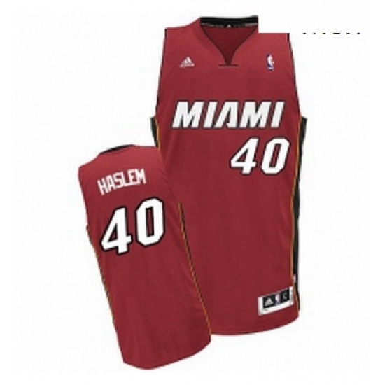 Mens Adidas Miami Heat 40 Udonis Haslem Swingman Red Alternate NBA Jersey Mens Adidas Miami Heat 40 Udonis Haslem Swingman Red Alternate NBA Jersey