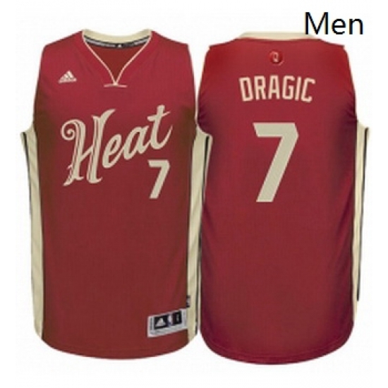 Mens Adidas Miami Heat 7 Goran Dragic Swingman Red 2015 16 Christmas Day NBA Jersey Mens Adidas Miami Heat 7 Goran Dragic Swingman Red 2015 16 Christmas Day NBA Jersey