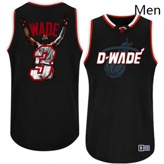 Mens Majestic Miami Heat 3 Dwyane Wade Swingman Black Athletic Notorious Fashion NBA Jersey Mens Majestic Miami Heat 3 Dwyane Wade Swingman Black Athletic Notorious Fashion NBA Jersey