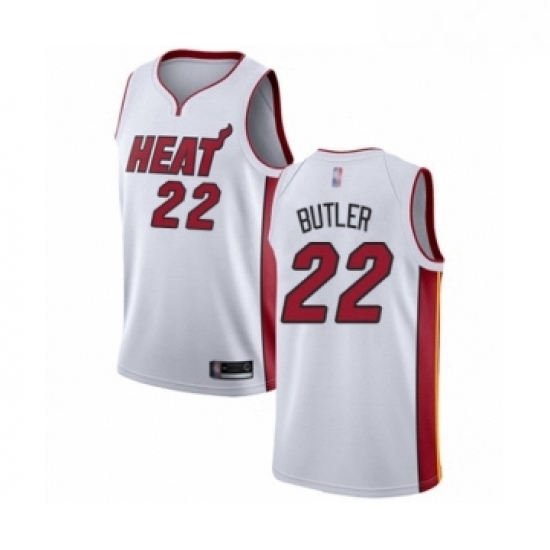 Mens Miami Heat 22 Jimmy Butler Authentic White Basketball Jersey Association Edition Mens Miami Heat 22 Jimmy Butler Authentic White Basketball Jersey Association Edition
