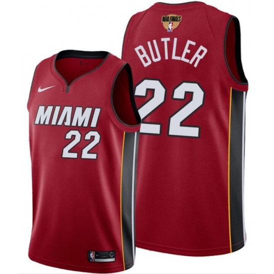 Men's Miami Heat #22 Jimmy Butler Red 2020 Finals Bound Association Edition Stitched NBA Jersey Men's Miami Heat #22 Jimmy Butler Red 2020 Finals Bound Association Edition Stitched NBA Jersey