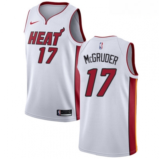 Mens Nike Miami Heat 17 Rodney McGruder Swingman White NBA Jersey Association Edition Mens Nike Miami Heat 17 Rodney McGruder Swingman White NBA Jersey Association Edition
