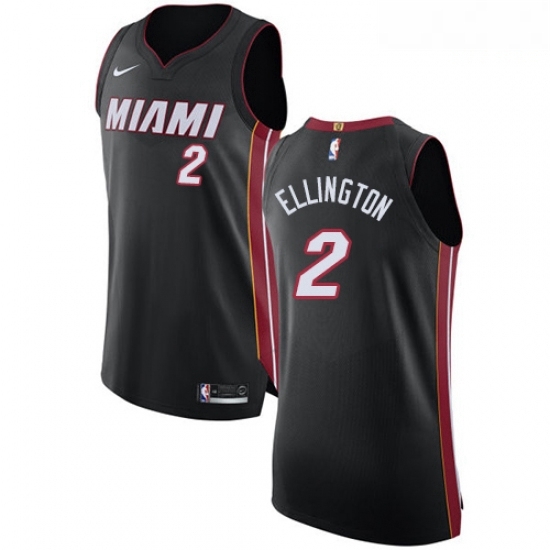 Mens Nike Miami Heat 2 Wayne Ellington Authentic Black Road NBA Jersey Icon Edition Mens Nike Miami Heat 2 Wayne Ellington Authentic Black Road NBA Jersey Icon Edition