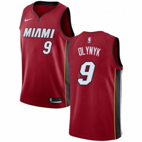 Mens Nike Miami Heat 9 Kelly Olynyk Swingman Red NBA Jersey Statement Edition Mens Nike Miami Heat 9 Kelly Olynyk Swingman Red NBA Jersey Statement Edition