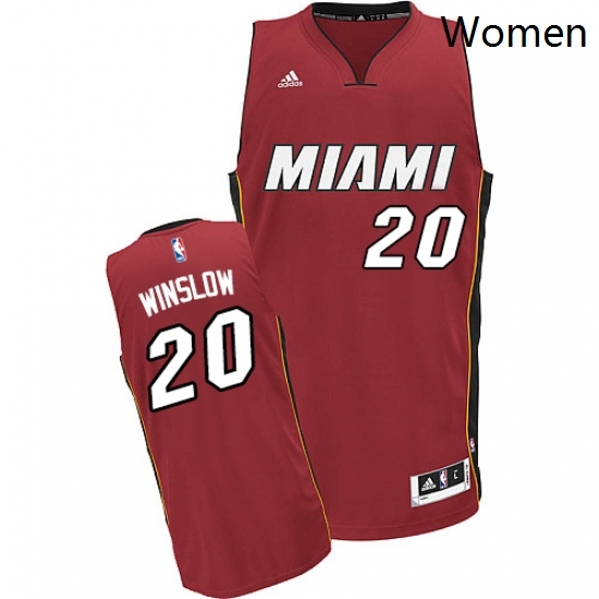 Womens Adidas Miami Heat 20 Justise Winslow Swingman Red Alternate NBA Jersey Womens Adidas Miami Heat 20 Justise Winslow Swingman Red Alternate NBA Jersey