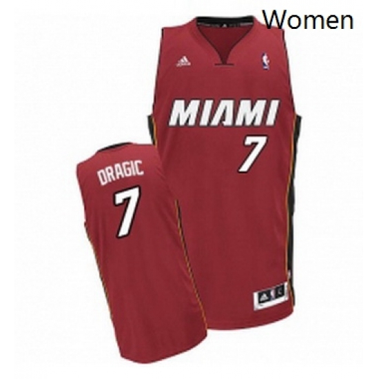 Womens Adidas Miami Heat 7 Goran Dragic Swingman Red Alternate NBA Jersey Womens Adidas Miami Heat 7 Goran Dragic Swingman Red Alternate NBA Jersey