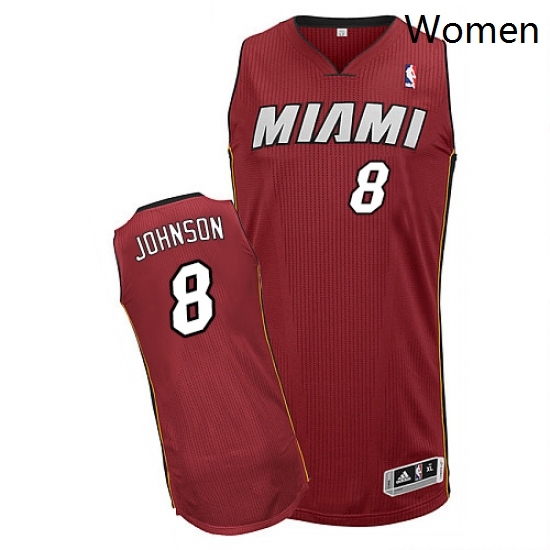 Womens Adidas Miami Heat 8 Tyler Johnson Authentic Red Alternate NBA Jersey Womens Adidas Miami Heat 8 Tyler Johnson Authentic Red Alternate NBA Jersey
