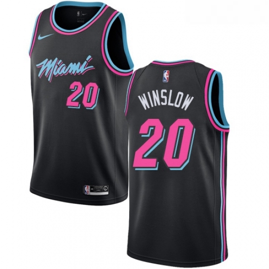 Womens Nike Miami Heat 20 Justise Winslow Swingman Black NBA Jersey City Edition Womens Nike Miami Heat 20 Justise Winslow Swingman Black NBA Jersey City Edition