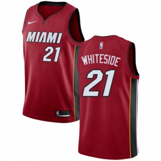 Womens Nike Miami Heat 21 Hassan Whiteside Authentic Red NBA Jersey Statement Edition Womens Nike Miami Heat 21 Hassan Whiteside Authentic Red NBA Jersey Statement Edition