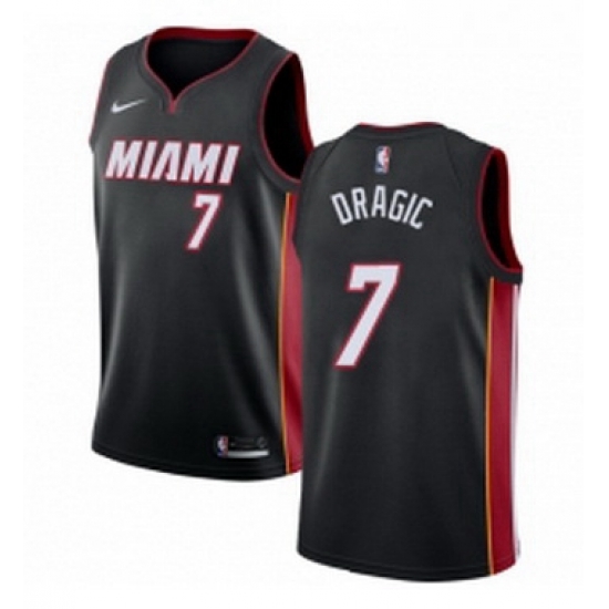 Womens Nike Miami Heat 7 Goran Dragic Swingman Black Road NBA Jersey Icon Edition Womens Nike Miami Heat 7 Goran Dragic Swingman Black Road NBA Jersey Icon Edition