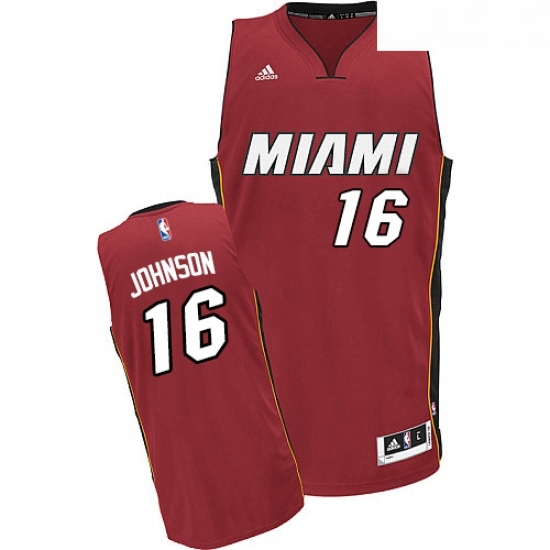 Youth Adidas Miami Heat 16 James Johnson Swingman Red Alternate NBA Jersey Youth Adidas Miami Heat 16 James Johnson Swingman Red Alternate NBA Jersey