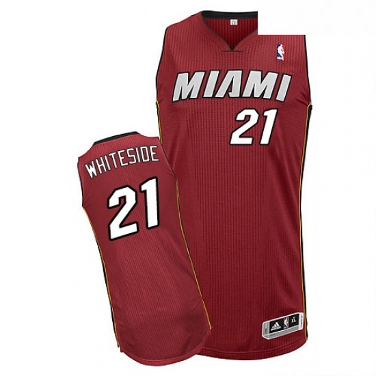 Youth Adidas Miami Heat 21 Hassan Whiteside Authentic Red Alternate NBA Jersey Youth Adidas Miami Heat 21 Hassan Whiteside Authentic Red Alternate NBA Jersey