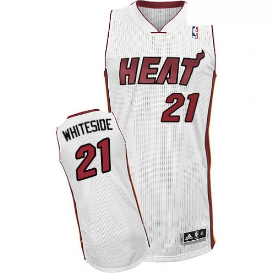 Youth Adidas Miami Heat 21 Hassan Whiteside Authentic White Home NBA Jersey Youth Adidas Miami Heat 21 Hassan Whiteside Authentic White Home NBA Jersey
