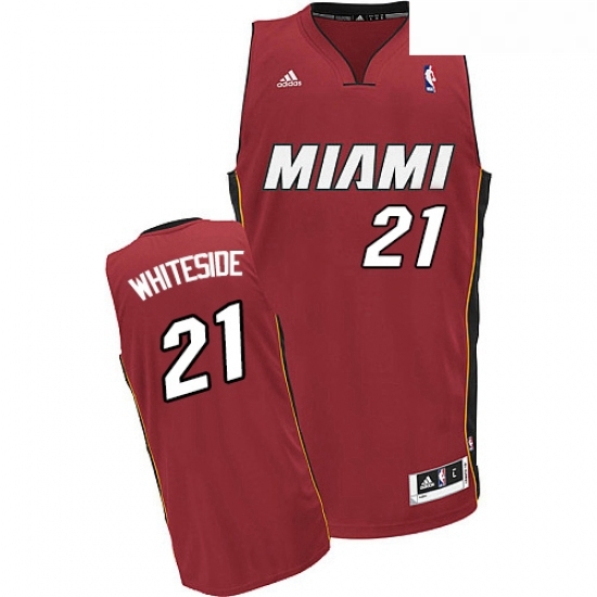 Youth Adidas Miami Heat 21 Hassan Whiteside Swingman Red Alternate NBA Jersey Youth Adidas Miami Heat 21 Hassan Whiteside Swingman Red Alternate NBA Jersey