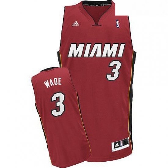 Youth Adidas Miami Heat 3 Dwyane Wade Swingman Red Alternate NBA Jersey Youth Adidas Miami Heat 3 Dwyane Wade Swingman Red Alternate NBA Jersey