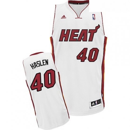Youth Adidas Miami Heat 40 Udonis Haslem Swingman White Home NBA Jersey Youth Adidas Miami Heat 40 Udonis Haslem Swingman White Home NBA Jersey