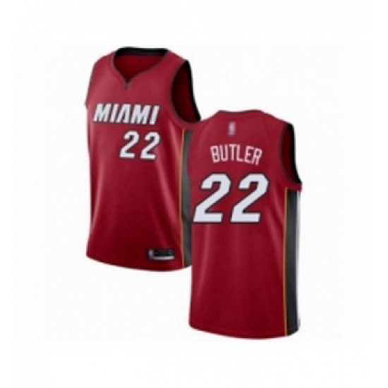 Youth Miami Heat 22 Jimmy Butler Swingman Red Basketball Jersey Statement Edition Youth Miami Heat 22 Jimmy Butler Swingman Red Basketball Jersey Statement Edition