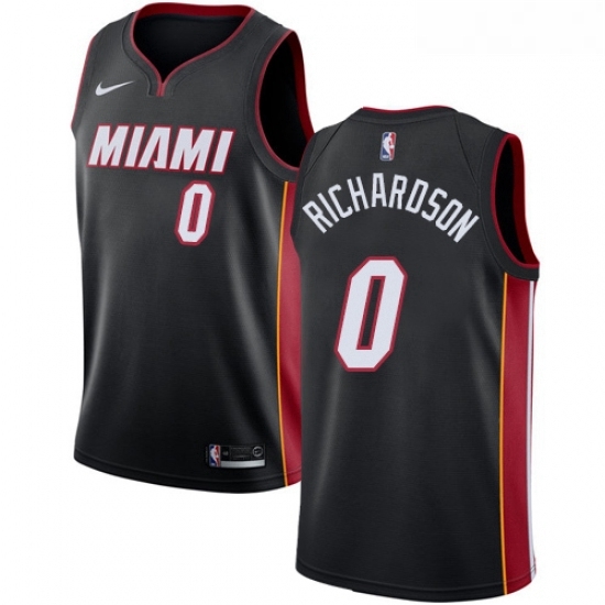 Youth Nike Miami Heat 0 Josh Richardson Swingman Black Road NBA Jersey Icon Edition Youth Nike Miami Heat 0 Josh Richardson Swingman Black Road NBA Jersey Icon Edition