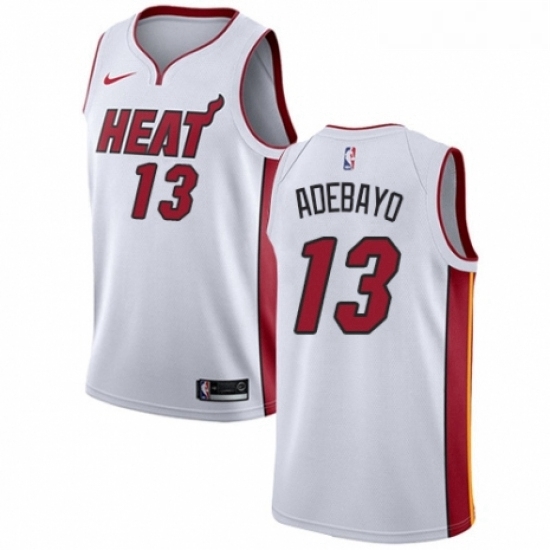 Youth Nike Miami Heat 13 Edrice Adebayo Authentic NBA Jersey Association Edition Youth Nike Miami Heat 13 Edrice Adebayo Authentic NBA Jersey Association Edition