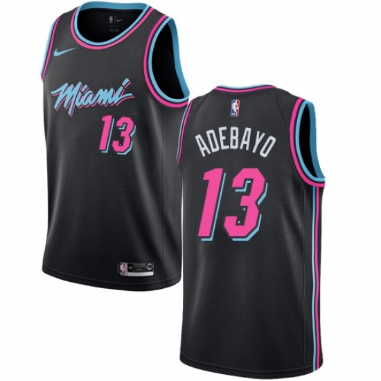 Youth Nike Miami Heat 13 Edrice Adebayo Swingman Black NBA Jersey City Edition Youth Nike Miami Heat 13 Edrice Adebayo Swingman Black NBA Jersey City Edition