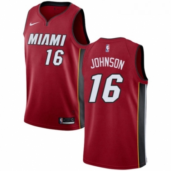 Youth Nike Miami Heat 16 James Johnson Authentic Red NBA Jersey Statement Edition Youth Nike Miami Heat 16 James Johnson Authentic Red NBA Jersey Statement Edition