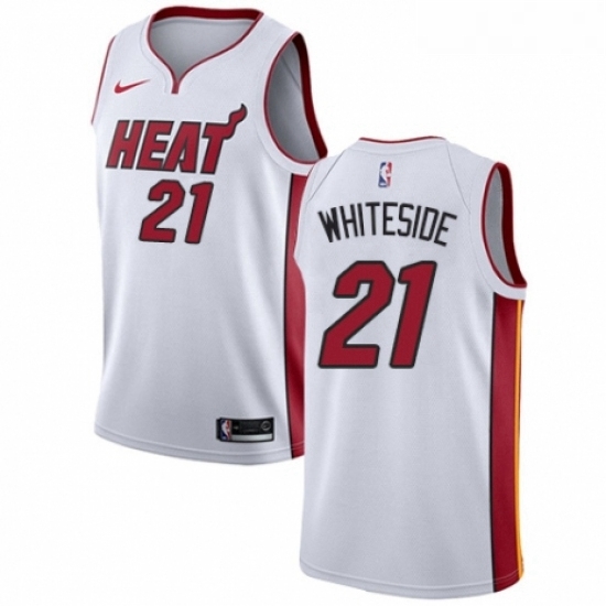 Youth Nike Miami Heat 21 Hassan Whiteside Swingman NBA Jersey Association Edition Youth Nike Miami Heat 21 Hassan Whiteside Swingman NBA Jersey Association Edition