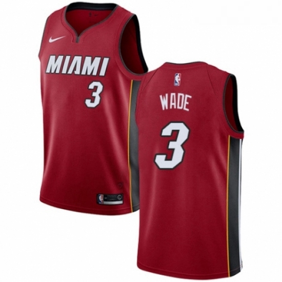 Youth Nike Miami Heat 3 Dwyane Wade Swingman Red NBA Jersey Statement Edition Youth Nike Miami Heat 3 Dwyane Wade Swingman Red NBA Jersey Statement Edition