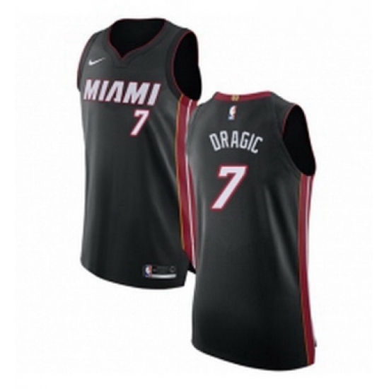 Youth Nike Miami Heat 7 Goran Dragic Authentic Black Road NBA Jersey Icon Edition Youth Nike Miami Heat 7 Goran Dragic Authentic Black Road NBA Jersey Icon Edition