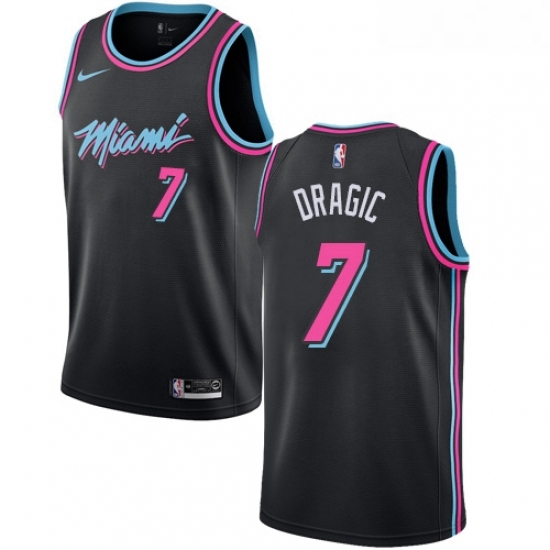 Youth Nike Miami Heat 7 Goran Dragic Swingman Black NBA Jersey City Edition Youth Nike Miami Heat 7 Goran Dragic Swingman Black NBA Jersey City Edition