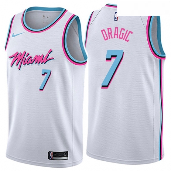 Youth Nike Miami Heat 7 Goran Dragic Swingman White NBA Jersey City Edition Youth Nike Miami Heat 7 Goran Dragic Swingman White NBA Jersey City Edition