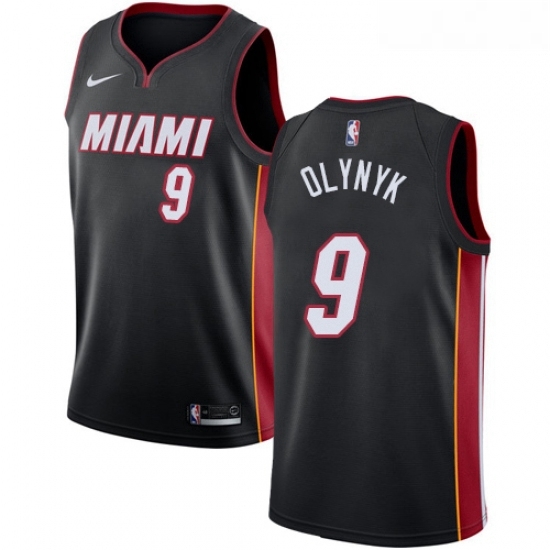 Youth Nike Miami Heat 9 Kelly Olynyk Swingman Black Road NBA Jersey Icon Edition Youth Nike Miami Heat 9 Kelly Olynyk Swingman Black Road NBA Jersey Icon Edition