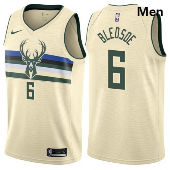 Bucks 6 Eric Bledsoe Cream Basketball Swingman City Edition 2019 20 Jersey Bucks 6 Eric Bledsoe Cream Basketball Swingman City Edition 2019 20 Jersey