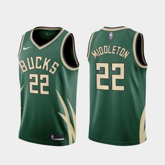 Men Milwaukee Bucks Khris Middleton 2021 Earned Green Jersey Men Milwaukee Bucks Khris Middleton 2021 Earned Green Jersey