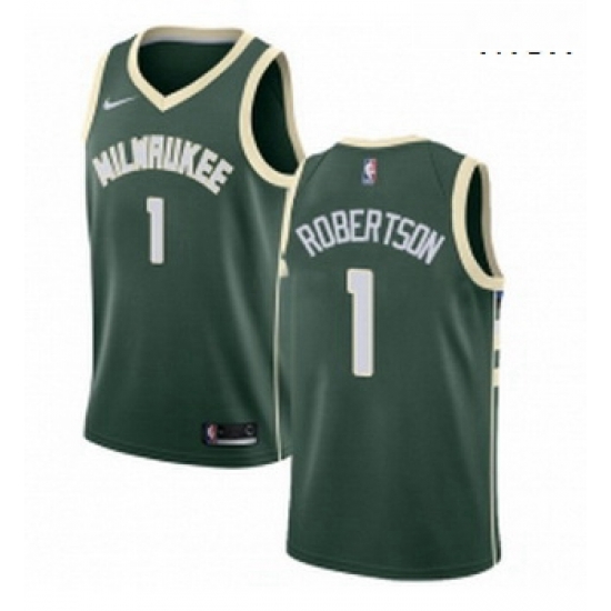 Mens Nike Milwaukee Bucks 1 Oscar Robertson Swingman Green Road NBA Jersey Icon Edition Mens Nike Milwaukee Bucks 1 Oscar Robertson Swingman Green Road NBA Jersey Icon Edition