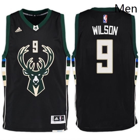 Milwaukee Bucks 9 D J Wilson Alternate Black New Swingman Stitched NBA Jersey Milwaukee Bucks 9 D J Wilson Alternate Black New Swingman Stitched NBA Jersey