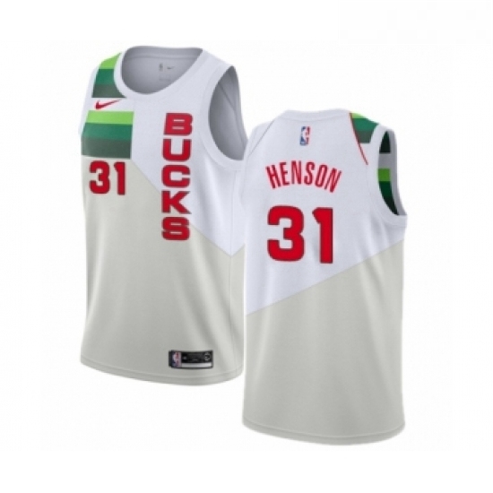 Womens Nike Milwaukee Bucks 31 John Henson White Swingman Jersey Earned Edition Womens Nike Milwaukee Bucks 31 John Henson White Swingman Jersey Earned Edition