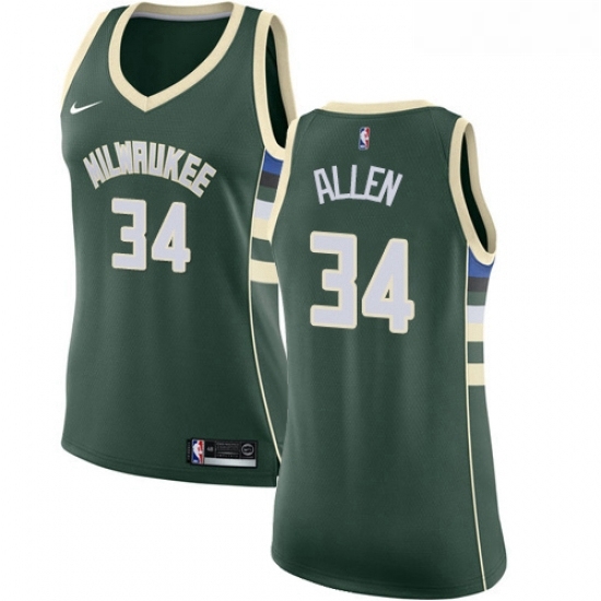 Womens Nike Milwaukee Bucks 34 Ray Allen Swingman Green Road NBA Jersey Icon Edition Womens Nike Milwaukee Bucks 34 Ray Allen Swingman Green Road NBA Jersey Icon Edition