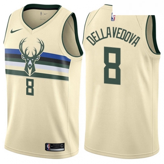 Womens Nike Milwaukee Bucks 8 Matthew Dellavedova Swingman Cream NBA Jersey City Edition Womens Nike Milwaukee Bucks 8 Matthew Dellavedova Swingman Cream NBA Jersey City Edition