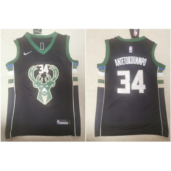 Youth Bucks 34 Giannis Antetokounmpo Black Youth Nike Swingman Jersey Youth Bucks 34 Giannis Antetokounmpo Black Youth Nike Swingman Jersey